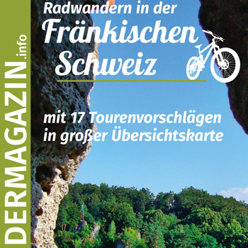 Titel Radwandermagazin Radwandern in der Fränkischen Schweiz 2022