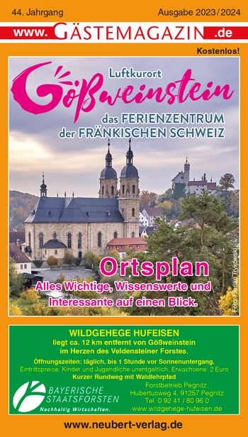 Titel Gästemagazin Gößweinstein 2023/2024