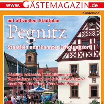 Titel Gästemagazin Pegnitz 2023/2024 quadratisch