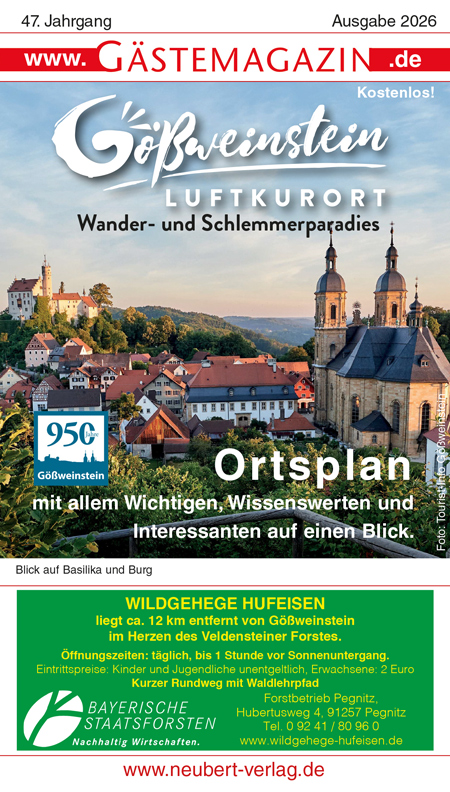 Titel Gästemagazin Gößweinstein