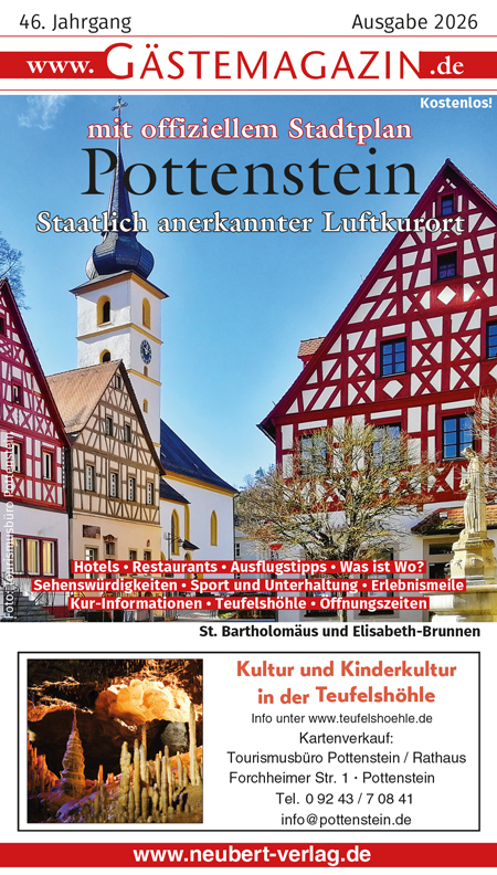 Titel Gästemagazin Pottenstein