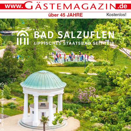 Titel Gästemagazin Bad Salzuflen